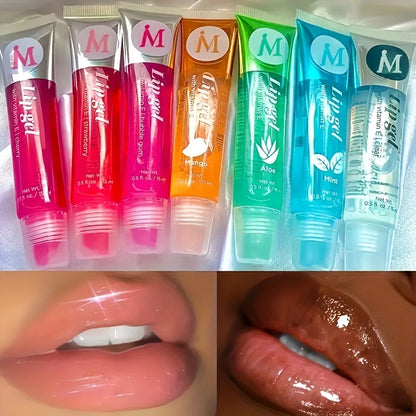 6-Piece Set: Moisturizing Clear Lip Gloss – Hydration &amp; Shine