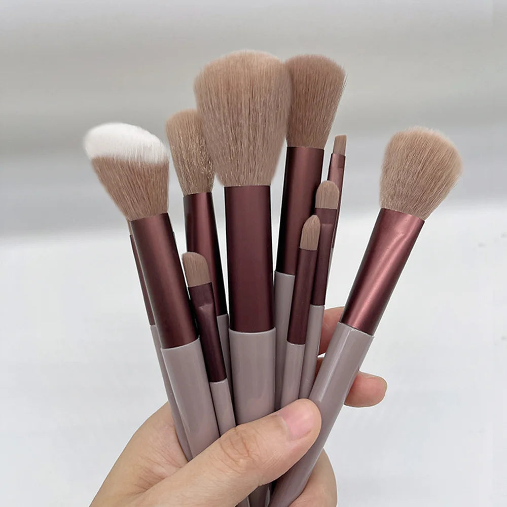 13 PCS Soft bristle makeup brushes