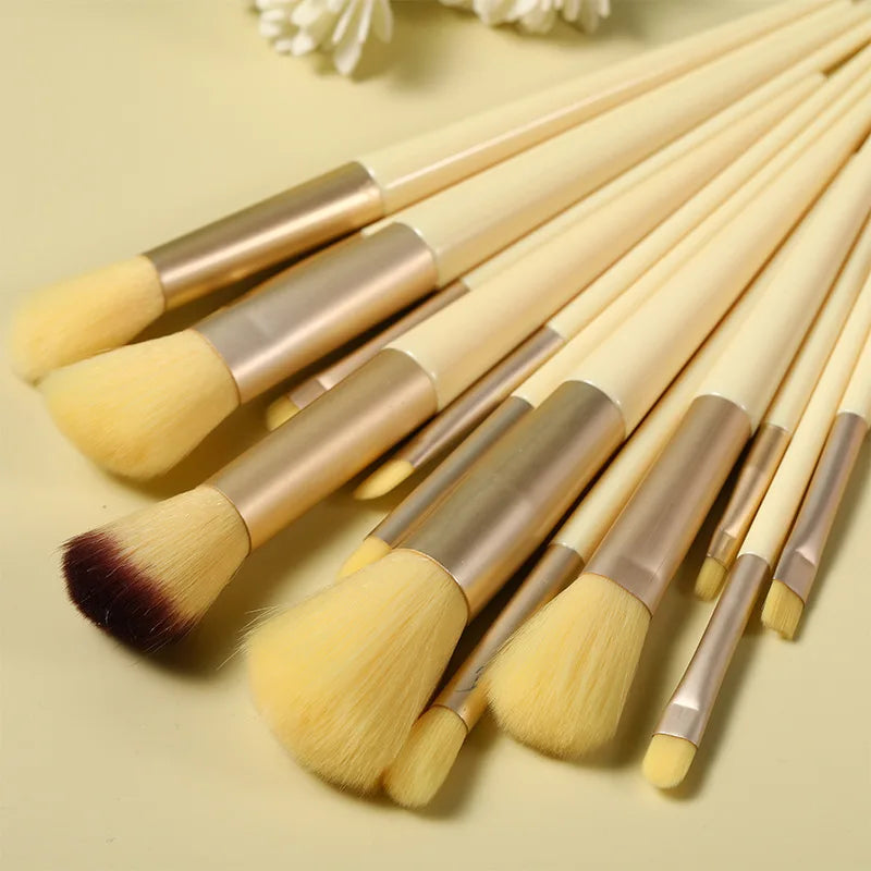 13 PCS Soft bristle makeup brushes