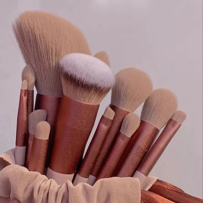 13 PCS Soft bristle makeup brushes