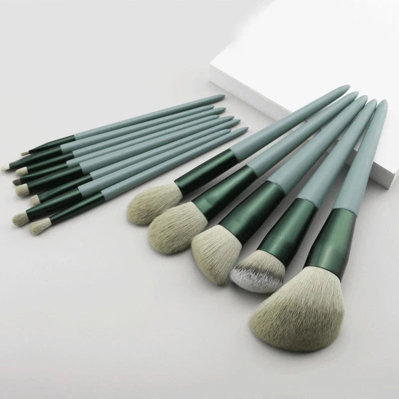 13 PCS Soft bristle makeup brushes