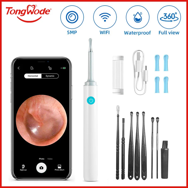 Wireless Visual Ear Endoscope Camera